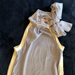 Juicy Couture Halter High-Neck Bow-Tie Blouse (P)